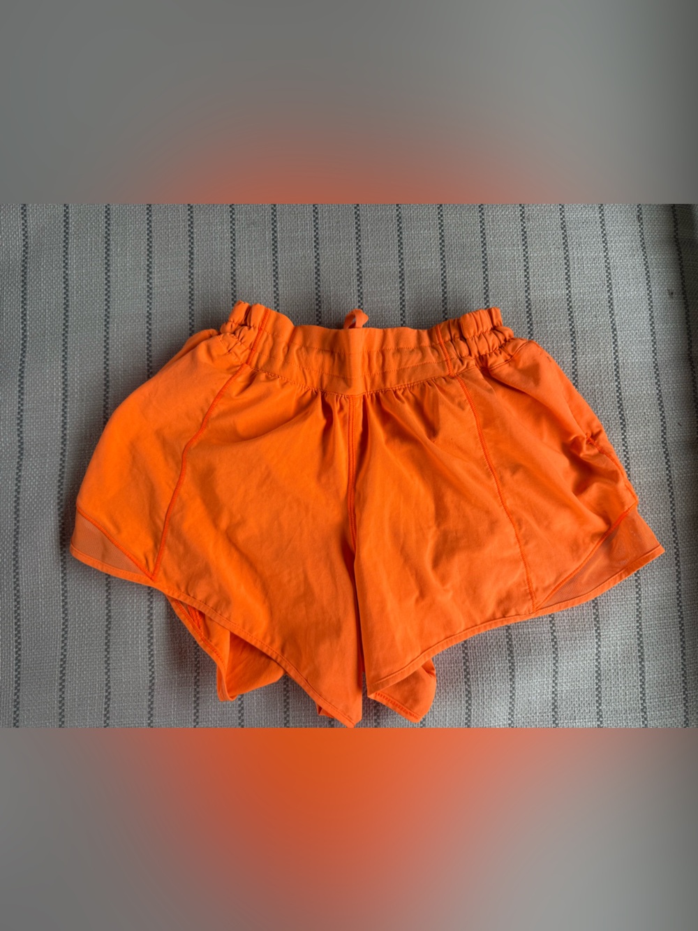 Lululemon Orange Hottie Hot Shorts